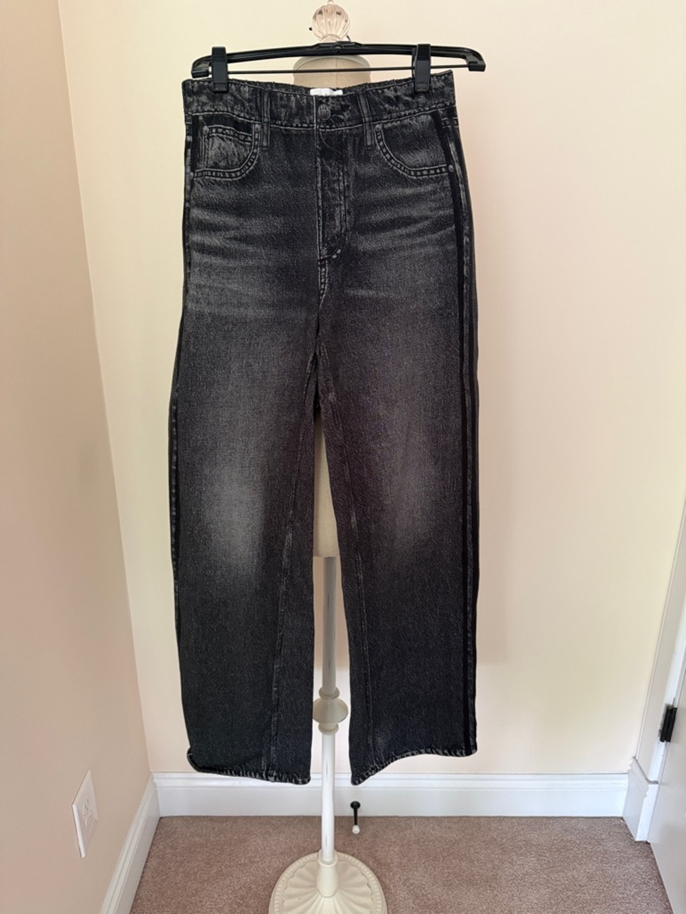 rag & bone women’s Miramar Faded Black Jeans